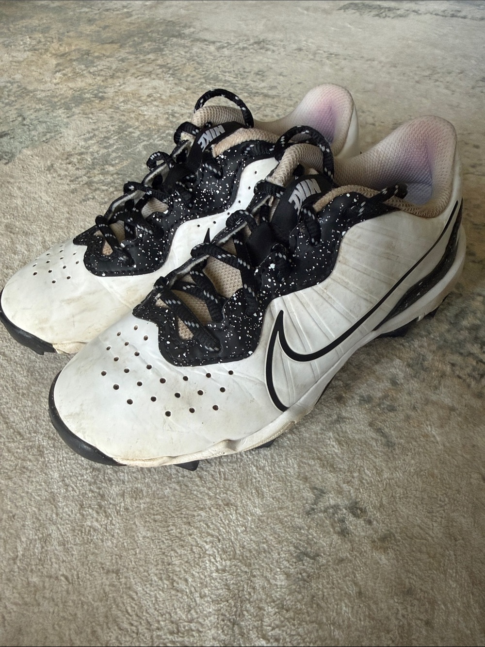 Nike Kids Fastflex Alpha Huarache 4 Keystone Baseball Cleats, Size 2Y